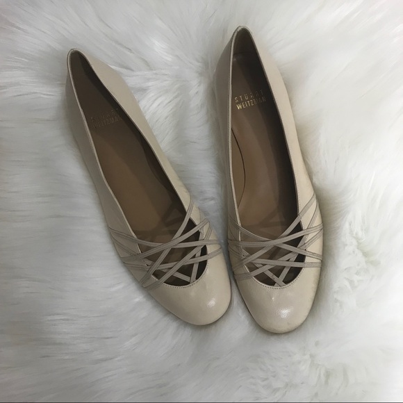 Stuart Weitzman Shoes - Stuart Weitzman leather Ballet Flats New!